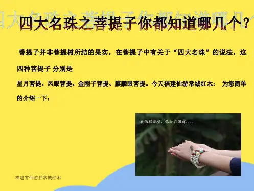 四大名珠之菩提子,你都知道哪几个(“菩提”相关文档)共5张