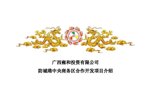 防城港项目介绍