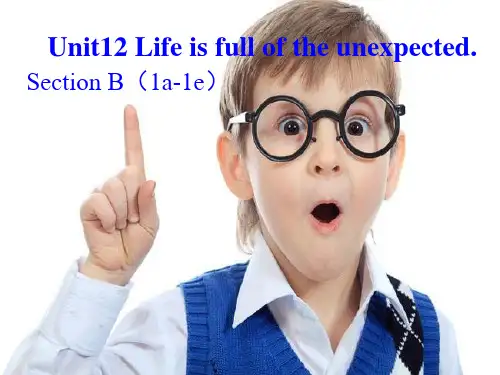 人教版九年级英语全Unit 12 Section B (1a-1e)课件 (共16张PPT)