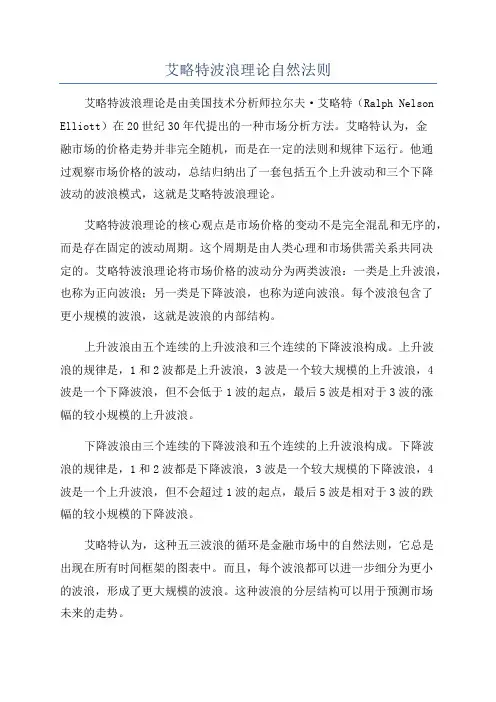 艾略特波浪理论自然法则