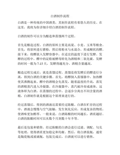白酒制作流程