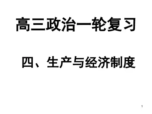 生产与经济制度PPT课件