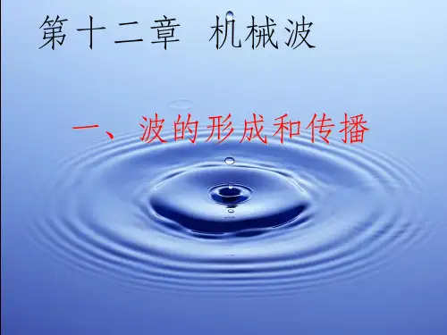 波的形成和传播完整(含模拟动画)ppt课件