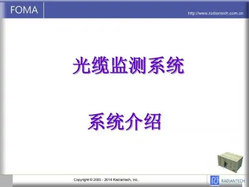 光缆监测管理系统介绍