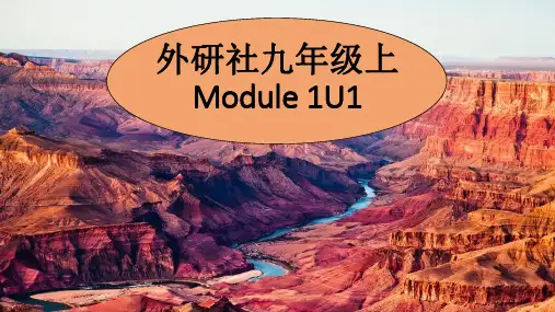 外研版初中英语九年级上Module 1 Unit 1 It's more than 2,000 years old (共14张PPT)