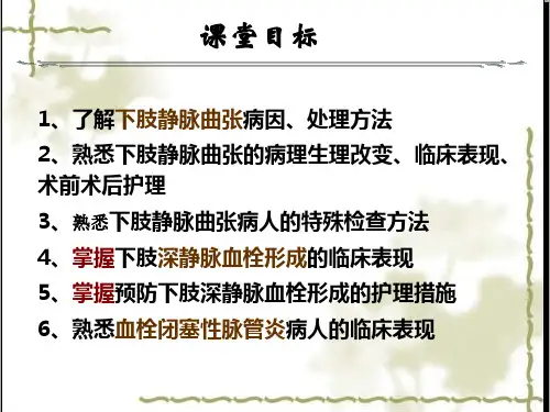 最新周围血管与淋巴管疾病课件-PPT文档