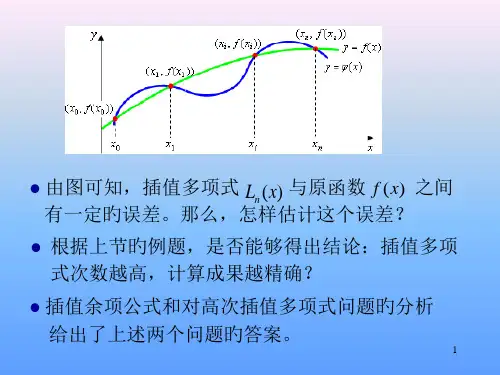 CH3-插值法与最小二乘法—3