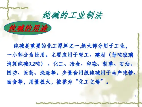 工业制纯碱PPT课件