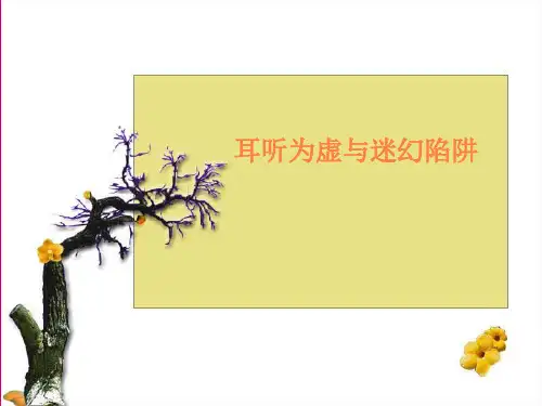 《耳听为虚—同音字和同音词》ppt课件