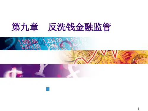 反洗钱金融监管PPT课件