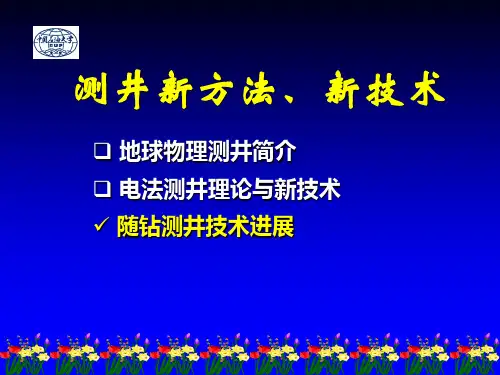随钻测井技术介绍