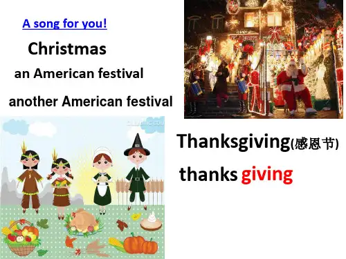 M4U1 Thanksgiving is my favourite festival