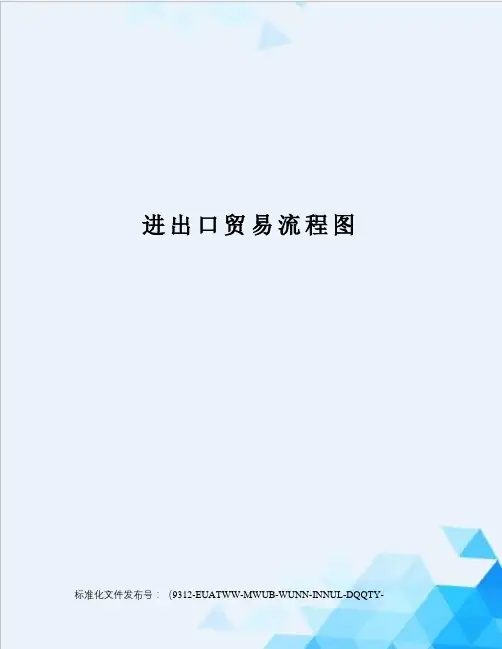 进出口贸易流程图