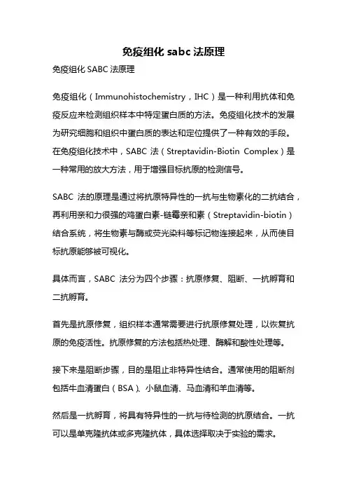 免疫组化sabc法原理
