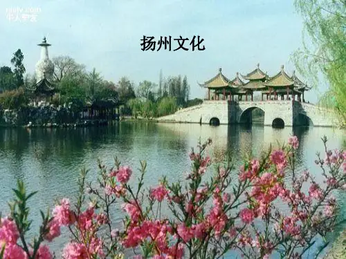 扬州文化 PPT课件