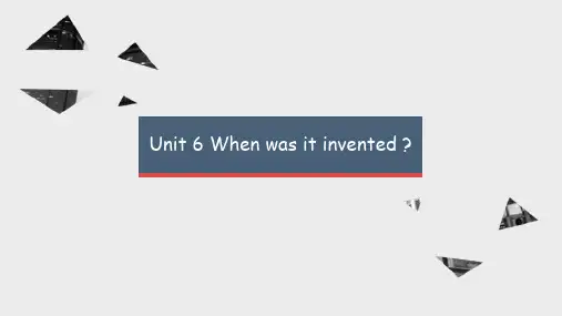 人教版九年级上册Unit 6重点短语