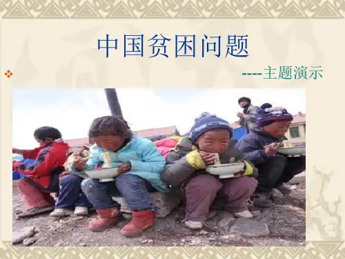 中国贫困问题