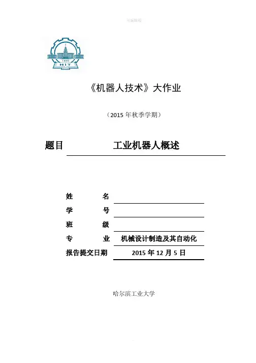 机器人技术大作业