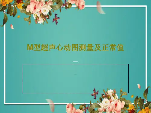 M型超声心动图测量及正常值共32页
