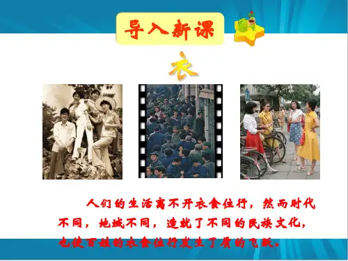 人教版高中语文 选修《中国民俗文化》 第二单元 教学课件(共56张PPT)