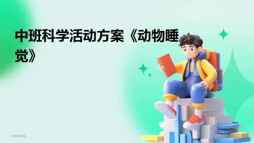 中班科学活动方案《动物睡觉》