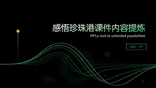 《感悟珍珠港》课件(冀教版八上)