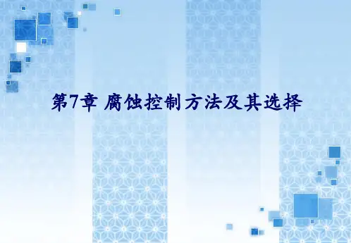 第7章 腐蚀控制方法及其选择