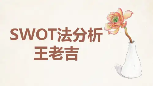 市场营销-SWOT法分析