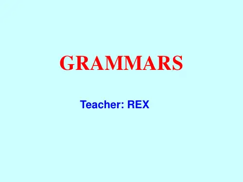 英语语法精品教学完整ppt课件