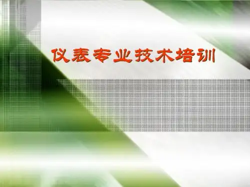 仪表培训