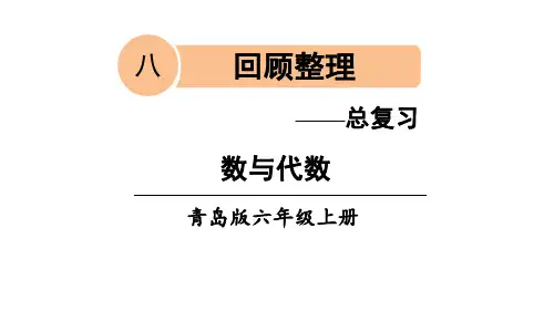 六年级上册数学课件-专题1 数与代数｜青岛版(共38张PPT)