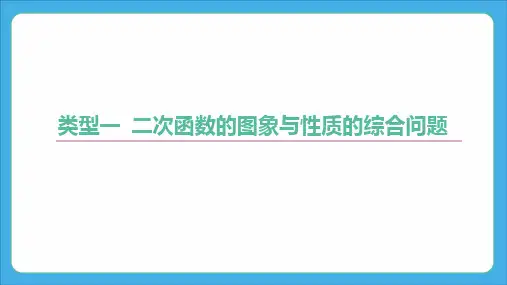 二次函数性质综合题 课件(77张PPT)2024年中考人教版数学复习