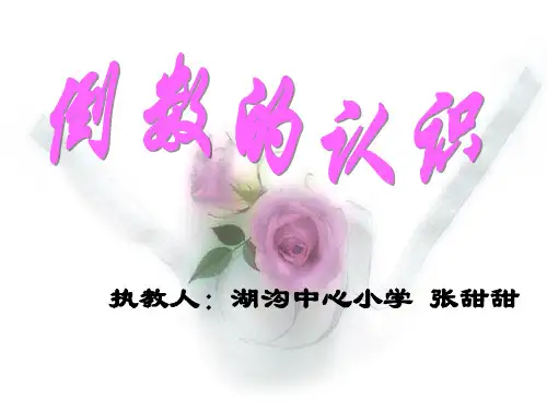 3.1.1《倒数的认识》教学演示精品课件