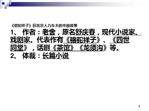 初中三全部名著导读PPT课件