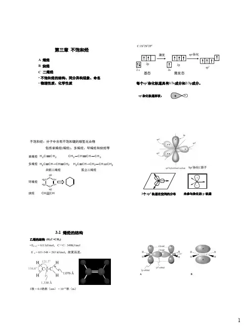 第三章-烯烃、炔烃、二烯烃