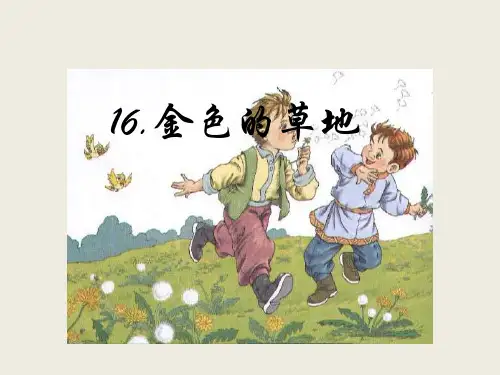 部编版《金色的草地》优质课件