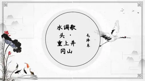 毛泽东革命诗词鉴赏