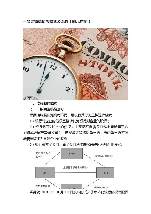 一文读懂债转股模式及流程（附示意图）