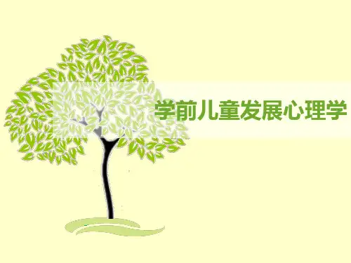 第三章  学前儿童感知觉的发展