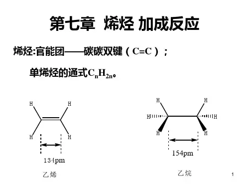 7第七章  烯烃 加成反应