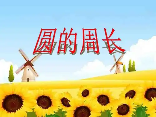 《圆的周长》PPT课件