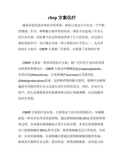 chop方案化疗
