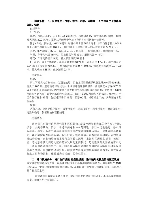 南京港