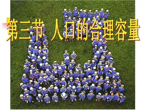人口的合理容量模板