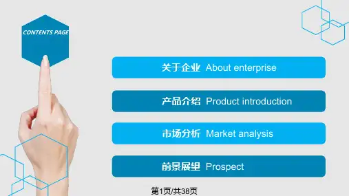 企业展示模板PPT课件