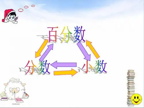青岛版六年级上册  百分数和分数、小数的互化
