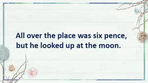 The Moon and Sixpence 月亮和六便士 全英 英专生pre