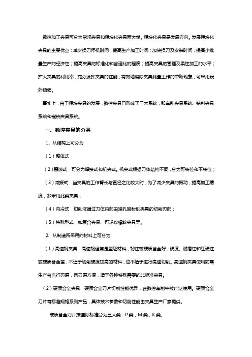 CNC常用夹具种类【大全】