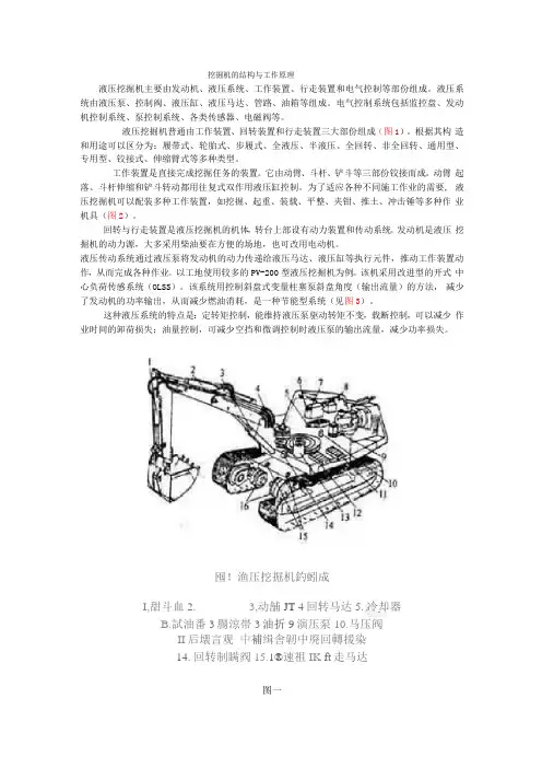 挖掘机的结构与工作原理