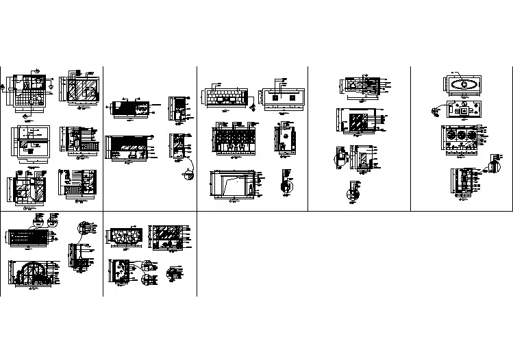 【CAD图纸】阳台装修立剖面图(精美设计图)